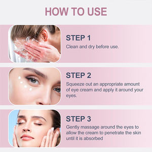 Bosman OEM 20ml Niacinamida Cafeína <span class=keywords><strong>Dark</strong></span> Under <span class=keywords><strong>Eye</strong></span> Circles Crema reparadora Antiarrugas Eliminación rápida de bolsas para los ojos Crema reafirmante brillante - Product Image 6