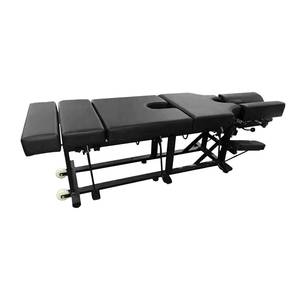 Lettino Chiropratico Professionale a 3 Livelli di Regolazione - Letto Ospedaliero Multifunzione Portatile per Riabilitazione Fisioterapica - Product Image 5