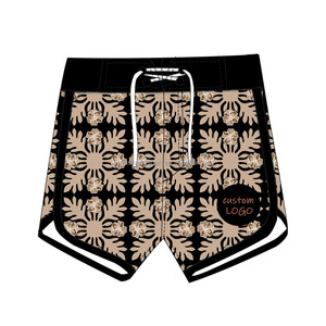 कस्टम ग्रीष्मकालीन हैवी मुद्रित बच्चों के लड़के सर्फ शॉर्ट्स उच्च लोचदार बच्चे सर्फ शॉर्ट्स - Product Image 2