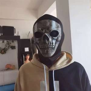 New Halloween Terror Ghost Face Mask Nylon Bag Face Skin Scream Ghost Halloween Festival Prop Face Mask - Product Image 5