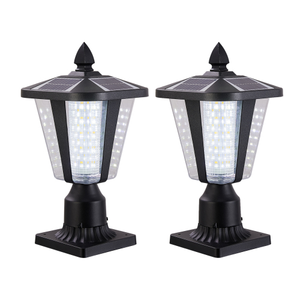 Luci a pilastro solare dimmerabile con corpo in vetro 2 Pack piattaforme non disponibili-utilizzo giardino Temu FCJ IP65 - Product Image 2