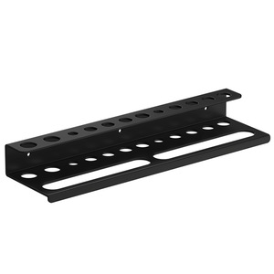 Organizador de herramientas metálico de pared con almacenamiento para destornilladores y alicates para taller o garaje, de acero al carbono, de 2 niveles. - Product Image 2