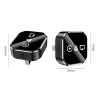 Adaptateur multimédia sans fil CarPlay 4 en 1, prend en charge CarPlay, Android Auto, AirPlay, Mirror Link, connexion automatique, Plug and Play