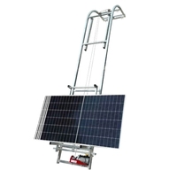 Lève-panneaux solaires électriques personnalisable de 4 à 25 m, élévateur de panneaux photovoltaïques pour l'installation de panneaux solaires sur toiture