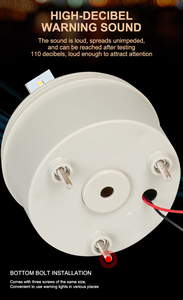 12V 110V không thấm nước nam châm mạnh mẽ an toàn xe <span class=keywords><strong>Strobe</strong></span> <span class=keywords><strong>LED</strong></span> xoay nhấp nháy chỉ số ánh sáng đèn hiệu - Product Image 4