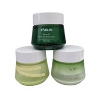 Pots cosmétiques en plastique PETG Taolin, pot de crème 100g, pot de crème pour les yeux 50g, pot capsule, LOGO personnalisé