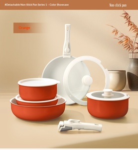 Juego de Utensilios de Cocina Más Vendido con Mango Desmontable, Sartén <span class=keywords><strong>Antiadherente</strong></span> y Olla para Sopa, Apto para Horno y Cocinas de Inducción - Product Image 5