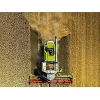 TE100 190HP haute efficacité moissonneuse-batteuse à roues pièces de rechange essentielles pour le blé riz comprend boîte de vitesses moteur vente
