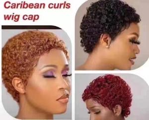 Parrucca molto corta intrecciata Verdor più venduta per capelli umani donna nera Afro - Product Image 3