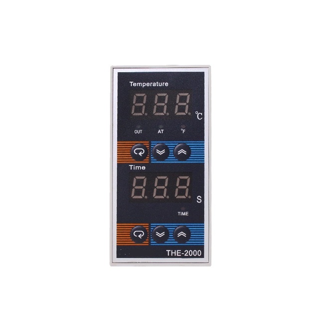 THE2000  Relay SSR Output Time and Temperature Setting  Digital Display Temperature Controller for Industrial Oven