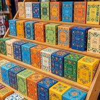 Caja de Papel Plegable para Velas con Diseño de Logotipo Personalizado Impreso para Exhibición Minorista de Frascos de Velas Aromáticas y Colecciones de Regalos