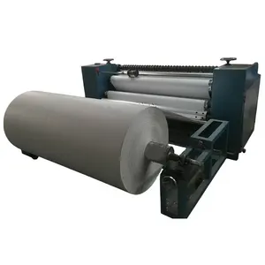 Mesin pemotong Slitter kain tidak ditenun otomatis mesin pemotong Strip pita satin nilon roll tekstil mesin pengiris untuk bisnis kecil