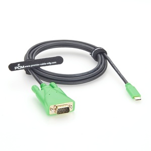 Kabel Video USB Tipe-C ke VGA DB15 dengan Chip Konversi Terintegrasi 1920x1200 60Hz Adaptor untuk Koneksi Monitor VGA Laptop MacBook - Product Image 5