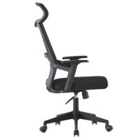 Chaise de bureau en maille respirante avec appui-tête, pivotante et réglable en hauteur, pour cadres et personnel, vente en gros directe usine, MOQ 5