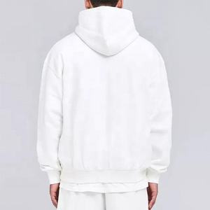Wholesale <b>Black</b> Heavyweight French Terry Hoodie Spring Designer Cropped Hoodie Customized Unisex Blank Oversized <b>Hoodies</b> <b>for</b> <b>Men</b> - Product Image 5