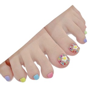 Uñas Postizas de Verano al por Mayor, Uñas Artificiales de Cobertura Completa, Uñas de Color Sólido - Product Image 4