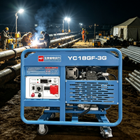 Generador de Gasolina con Inversor Digital de 18KW, Sistema de Energía a Gasolina Súper Silencioso de 15KW YC18GF-3G para Equipos Electrónicos