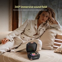 Nouveau Mini Haut-Parleur Rétro 2026 Portable Design Boîte au Trésor Audio Domestique avec Lumières RGB Cadeau Nostalgique