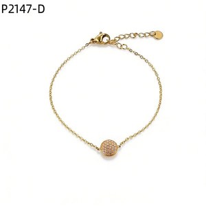 เอมี่ เอมี่ คริสตัล สร้อยข้อมือเงิน 925 ดีไซน์เรียบง่ายสำหรับผู้หญิงสวมใส่ทุกวัน - Product Image 2