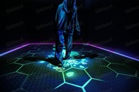 Jeux de projection interactive immersive pour sols intérieurs, course de vitesse, multijoueur, compétitifs, scènes personnalisables, maison de jeu en métal