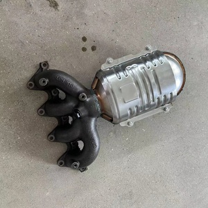 Convertidor catalítico de tres vías de acero inoxidable Euro 4 Euro 5 para <span class=keywords><strong>catalizador</strong></span> de gases de escape moderno Santa Fe Elantra - Product Image 4