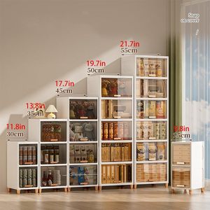 20cm Length Narrow-Space Kitchen <b>Storage</b> <b>Cart</b> 2/3/4/5-Tier Slim Narrow Kitchen Rolling <b>Cart</b> Plastic Eco-Friendly Easy Spice Food - Product Image 4
