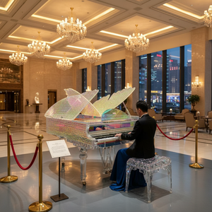 Fornitore all'Ingrosso di Pianoforti in Cristallo per Decorazione di Concessionarie <span class=keywords><strong>Auto</strong></span> di Lusso in Stile Francese - Product Image 3