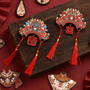 Imán de Refrigerador con Diseño de Corona de Fénix de la Ópera de Pekín, Estilo Chino, Recuerdo Cultural, Venta al Por Mayor - Product Image 2