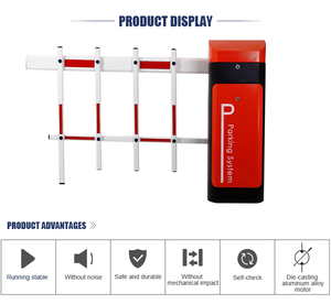 ประตูรั้วกั้นรถยนต์อัตโนมัติคุณภาพดี ความเร็ว 3-<span class=keywords><strong>6</strong></span> วินาที พร้อมบูมตรง 4.5-<span class=keywords><strong>6</strong></span> วินาที สำหรับ<span class=keywords><strong>ลาน</strong></span><span class=keywords><strong>จอด</strong></span><span class=keywords><strong>รถ</strong></span> - Product Image 4