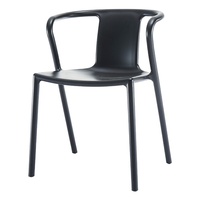 Fauteuil moderne de style Ming en plastique PP moulé intégré, coloré, épaissi, de haute qualité, confortable et élégant, chaise de salle à manger