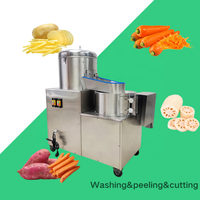 Machine à couper les frites électriques, machine à couper les pommes de terre, les patates douces, le manioc, la papaye, machine à laver, à peler et à trancher