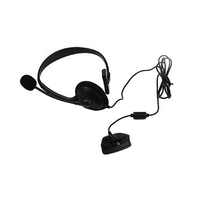 Casque audio mono pour manette PS4, Xbox ONE, avec microphone, rapports audio pour manette Xbox 360, PC