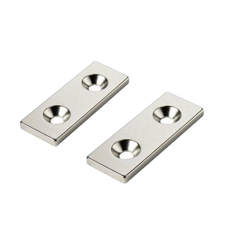 6 Pezzi Magnete Al Neodimio, 25x5mm, Con 6 Viti, Magneti Al Neodimio Ad - Foto 9