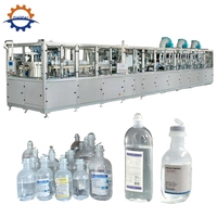 Machine de remplissage aseptique de liquides en bouteilles PP pour la fabrication de solutions IV et de chlorure de sodium dans les usines de biotechnologie