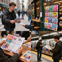 Impression personnalisée de catalogues / livrets / cartes / dossiers / prospectus de haute qualité