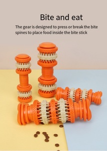 ¡Oye, ponte en forma con tu perro! Juguetes para masticar estilo mancuernas que no se rompen. Ideal para tratar: esconder y matar aburrimiento de perros - Product Image 3