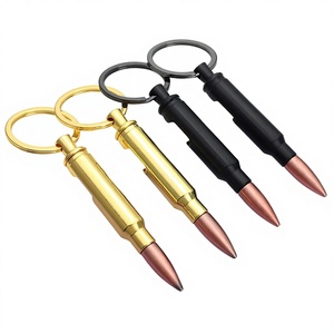 Abridor de Botellas Creativo con Forma de Bala, de Aleación de Zinc, Personalizable, Moderno, Llavero para Hombre, Colgante para Llaves de Coche, Regalo para Eventos, Modelo X-942 - Product Image 1