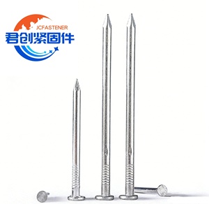 Clous à béton en acier inoxydable 304 à tête fraisée, petits clous à queue annelée pour murs en ciment et travaux <span class=keywords><strong>de</strong></span> menuiserie - Product Image 1