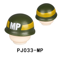 WW2 soldat figurines casque militaire blocs de construction US soviétique britannique allemand armée chapeaux arme accessoires briques enfants jouets cadeaux