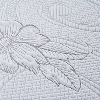 Tissu de matelas en fibre de bambou et modal jacquard tricoté chaîne, couche d'air rafraîchissante pour oreillers et housses de matelas – Vente directe usine