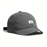 Gorra de Béisbol de Secado Rápido para Verano, Ligera, Impermeable, Deportiva, Transpirable, de Nailon, Ajustable, para Mujer y Hombre