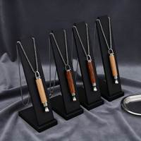 Inhalateur aromatique en forme de bâtonnet pour arrêter de fumer, aide à la respiration et à la méditation, dispositif de collier en bois pour la santé, durée de conservation de 3 ans, CN