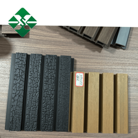 Panneau mural rainuré en composite WPC imperméable pour extérieur, clôture et revêtement extérieur pour jardin, vente en gros