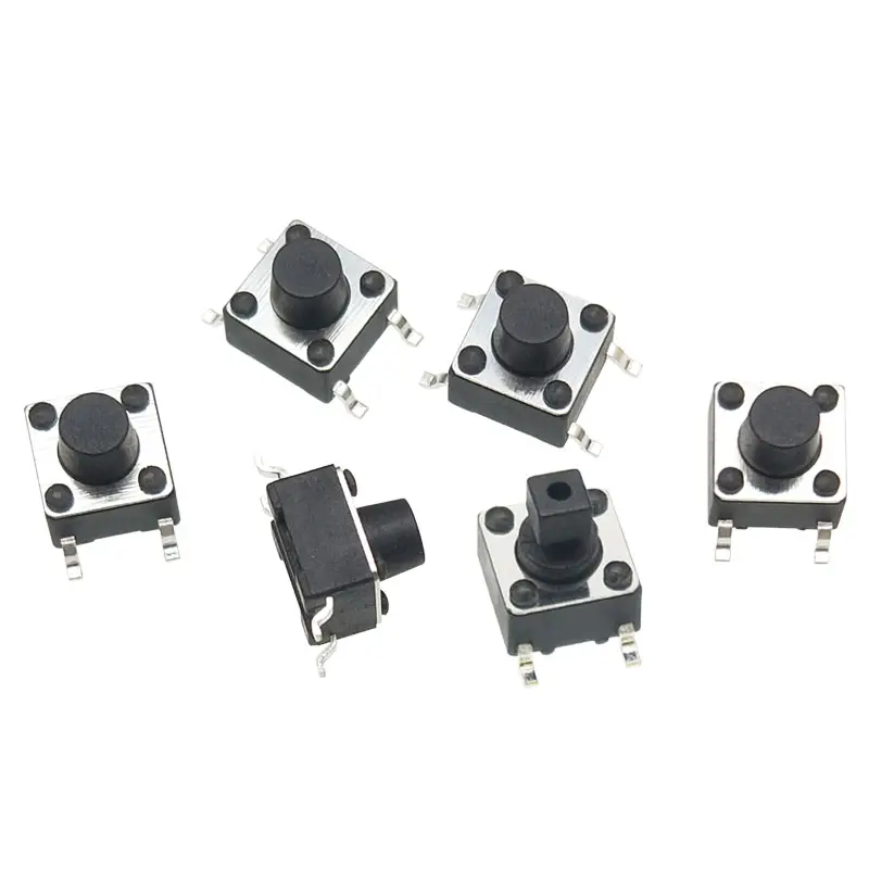 6x6 tact switch button 6*6mm tactile switch 4 pin SMT tact switch