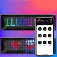 Écran LED flexible, panneau de pixels matriciel programmable LED, lumière LED pour camion, œil du diable, pour la lunette arrière de la voiture
