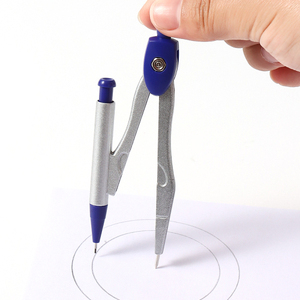 Ensemble de mathématiques professionnel 8 pièces Station d'instruments de papeterie <span class=keywords><strong>en</strong></span> métal avec <span class=keywords><strong>boussole</strong></span> outils de <span class=keywords><strong>dessin</strong></span> pour la géométrie pour les études mathématiques - Product Image 3