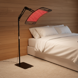 Lámpara LED de Terapia de Luz Roja Portátil MEZANS con Ángulo Ajustable, Enchufe Estadounidense, <span class=keywords><strong>104</strong></span> LED, Alivio del Dolor de Cara, Piernas, Rodillas y Espalda, Uso Doméstico - Product Image 1