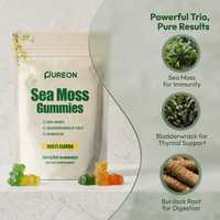 Gummies véganes Pureon OEM ODM sans gluten à base d'algues marines, d'algues vésiculaires et de racine de bardane pour adultes