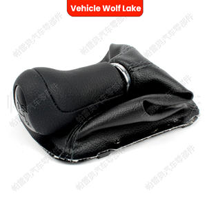 Pomo de Palanca de Cambios para Toyota Avensis, Cuero Negro, Transmisión Manual de 5 Velocidades, Cubierta CLH711Z006107 - Product Image 4