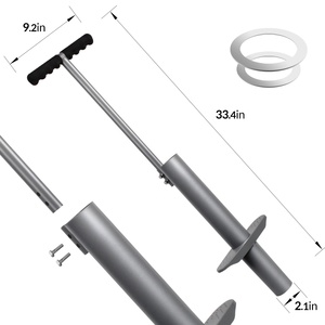 Tulip Pro Lawn Sod Bulb Planting Handle Flower Planter Grass Plugger Tool Garden Weasel <span class=keywords><strong>Hole</strong></span> <span class=keywords><strong>Digger</strong></span> Proplugger per piante - Product Image 2